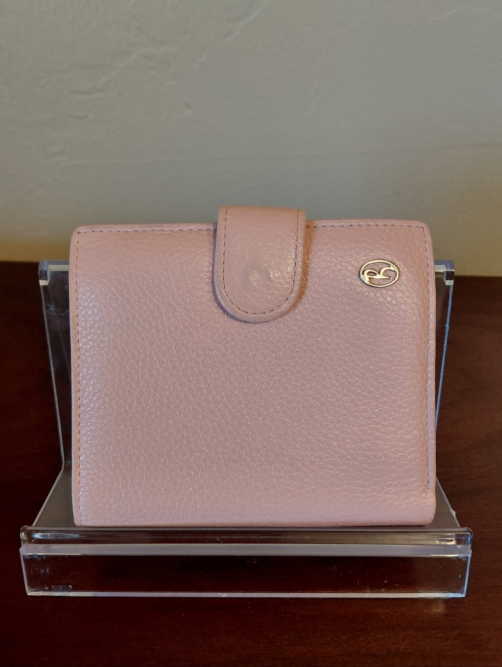Roberto Mocali Pink Leather Wallet